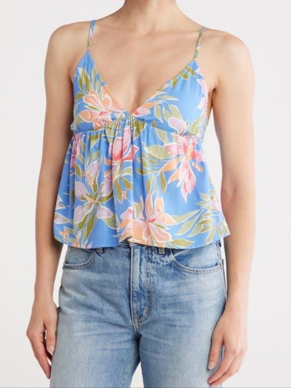 Billabong Tropical V Neck Carefree Cami
